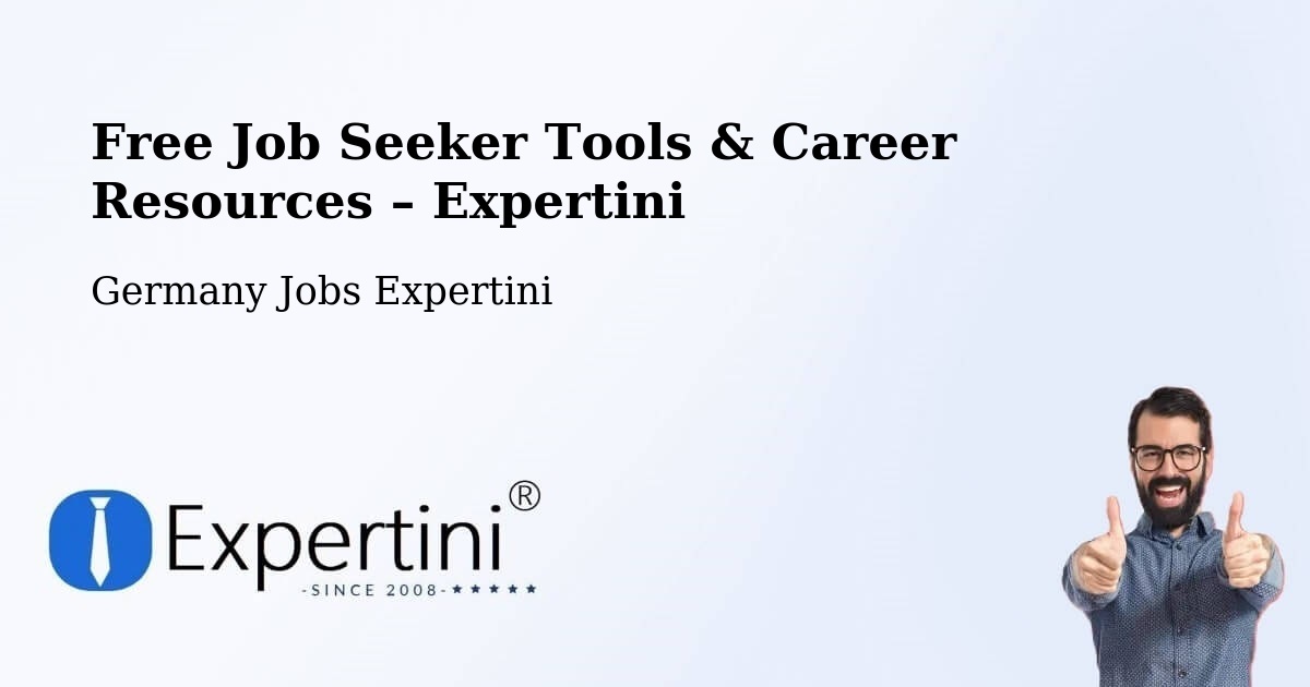 Free Job Seeker Tools & Career Resources – Haltern Am See - Haltern Am See, Germany Jobs Expertini