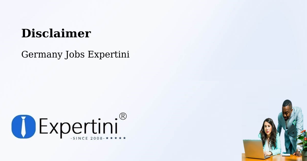 Disclaimer – Haltern Am See - Germany Jobs Expertini