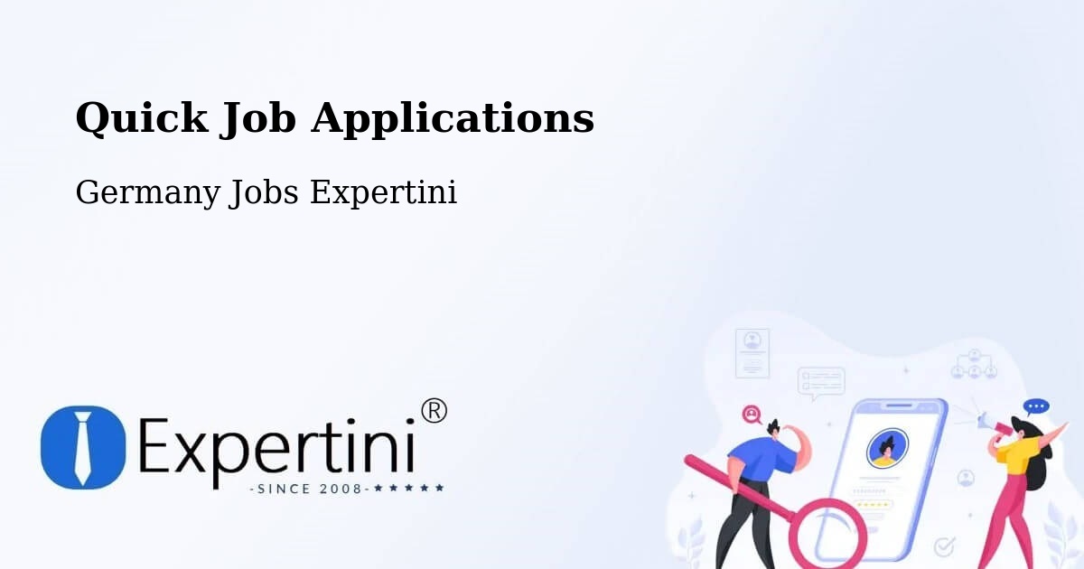 Quick Apply Feature – Haltern Am See - Germany Jobs Expertini